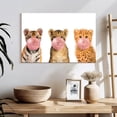 thumbnail image 3 of Elephant Stock Wild Cubs Bubble Gum Wall Art - Horizontal Canvas Wall Art - Living Room Wall Decor - Humor Canvas - White And Pink Decor - 24" x 16", 3 of 8