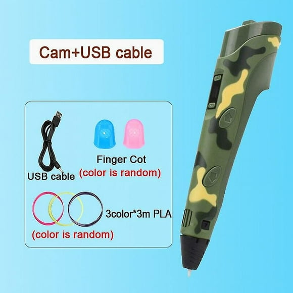 3D pen diy drawing pen with lcd screen compatible pla filament toys safe paiting for children kids christmas birthday gift
