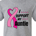 thumbnail image 4 of Inktastic Breast Cancer Awareness I Support My Auntie with Pink Ribbon Youth T-Shirt, 4 of 5
