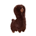 thumbnail image 1 of Animales de peluche de alpaca Muñeca de peluche de llama Lightwight Almohada de abrazo Lindo juguete de alpaca Marrón, 1 of 6