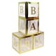 thumbnail image 1 of Cajas de globos transparentes reutilizables para fotografía con letras para niñas y niños BEBÉ dorado, 1 of 9