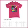 thumbnail image 5 of Tee Hunt Cute Thinking Crowned Cat T-Shirt Dean Russo Colorful Kitte Men's Tee, Hot Pink, 3X-Large, 5 of 5