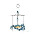 thumbnail image 2 of Sunset Vista Designs Kathy Hatch Great Outdoors Land and Sea Collection 18" Garden Wind Chime - Blue Crab, 2 of 4