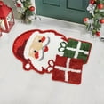 thumbnail image 4 of KOYPTL Christmas Rugs for Front Door,40*60 Cute Soft Xmas Tree Santa Bathroom Mat Non Slip Durable Washable Absorbent Doormat,Bedroom Mat for Indoor Outdoor Porch Home Decor, 4 of 6