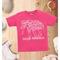 thumbnail image 4 of Shop4Ever Autism Awareness Elephant  Toddler's Cotton T-Shirt 3T Hot Pink, 4 of 6