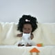 thumbnail image 5 of Muñeca negra de 14 pulgadas, completamente esmaltada, títere, cabeza explosiva, muñeca esmaltada, juguete para niña, regalo de cumpleaños infantil, regalo de Navidad., 5 of 7