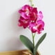 thumbnail image 3 of artificial de de para el jardín casero nupcial Púrpura Sunnimix Flores de orquídeas artificiales de seda, 3 of 8
