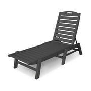 POLYWOOD Nautical Recycled Plastic Armless Chaise