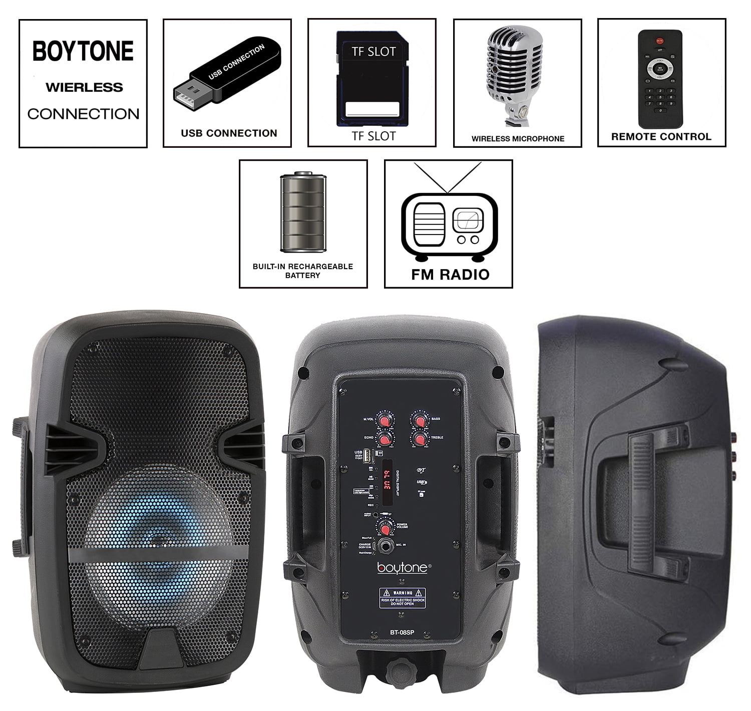 microphone and speaker set walmart