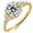 Yellow, variant on 2ct Moissanite Engagement Ring for Women Oval Cut 925 Sterling Silver Plated White Gold Promise Ring April Birthstone Valentine's Day Mother's Day Anniversary Christmas Gift for Her Size 12