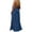 Blue, variant on Women's Backless Cami Maxi Dress with Back Tie - Sleeveless Lounge & Sundress | Boho Split Long Dress | Soft Solid House Dress for Home, Beach, Vacation (,XXL)