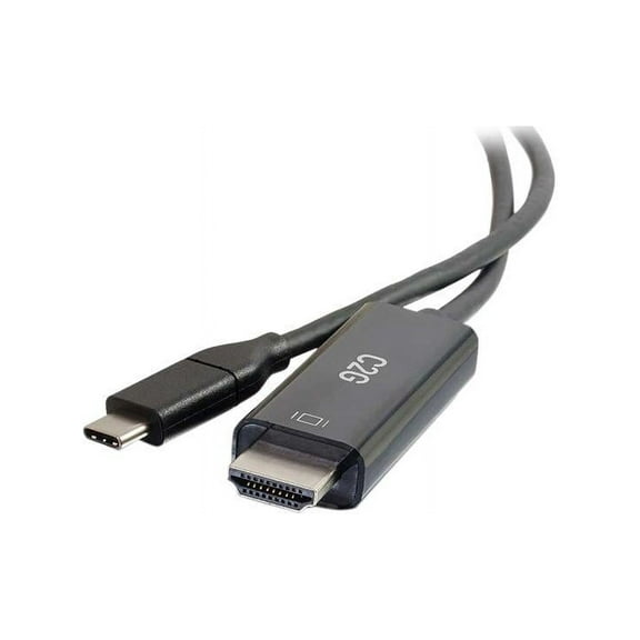 C2G 26888 USB-C to 4K UHD HDMI (60Hz) Audio/Video Adapter Cable, Black (3 Feet, 0.91 Meters)
