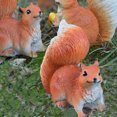 thumbnail image 2 of EeaseMX 2 mini ardillas en miniatura, decoración animal, microadornos paisajísticos, adornos de jardinería, 2 of 7