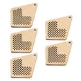 thumbnail image 4 of 5 Pcs Chips en Bois pour Point de Croix Cadeau DIY Pendentif Mini Planche de Point de Croix, 4 of 6