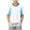 Blue, variant on SERTG Kids Color Block Athletic T Shirt Quick Dry Short Sleeve Raglan Crew Neck Sporty Tee For Unisex Kids Summer Sports And Casual Wear