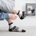 thumbnail image 2 of Fuzoiu Rustic Door Handle Closeup Print Adult Socks, Crew Moisture-wicking Socks, Unisex Cushion Crew Socks,Casual Sports Ankle Socks, 2 of 7