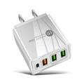 thumbnail image 3 of Giunmcul up to 50% Off PD20W QC3.0 2.4A USB Multi-port Travel Charger Block with LED Light, 3 of 3