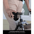 thumbnail image 7 of Signature Life Elite Travel Rollator Walker with Seat, Folding Four Wheel Rolling Walker for Seniors, 7 of 7