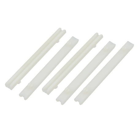 - 5pcs ABS Horizontal Mounting PCB Board Card Guide Rail Slot Rod Bar 90mm Length