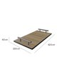 thumbnail image 4 of Tabla Gourmet para Carnes y Quesos Durex Furniture HPL Fawn Cypress, 4 of 4