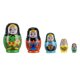 thumbnail image 1 of Muñeca rusa matryoshka jerarquización muñeca madera para niños 5 piezas JAMW Sencillez, 1 of 5