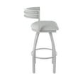 thumbnail image 4 of 861 Artemis 25" Swivel Counter Stool with Anodized Nickel Finish and Graph Alpine Seat and Back, 4 of 5