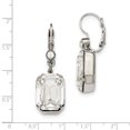 thumbnail image 2 of Silver-tone Swarovski Crystal & Crystal Leverback Earrings BF2399, 2 of 2