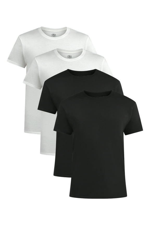 Men's and Big Men's Cotton Active Tee, Sizes XS-5XL and Tall Sizes