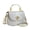 White, variant on Women's Retro Evening Handbag Snake Pattern Top Handle Satchel Genuine Leather Small Tote Crossbody Bag