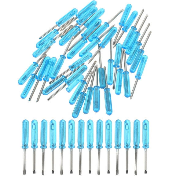 NUOLUX 1Set Portable Sky Blue Screwdriver Kit Small Size with Long Shaft for Home Hand Tool Use