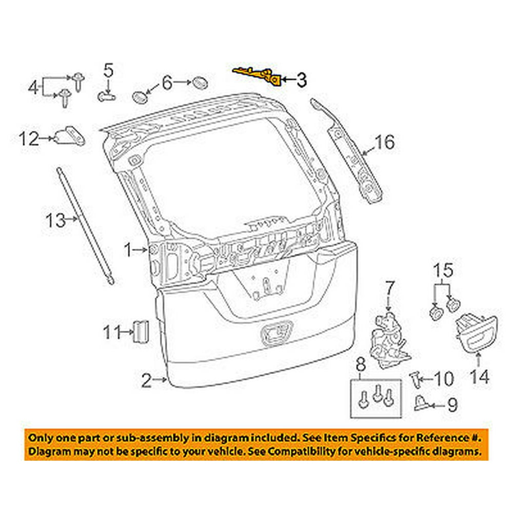 CHRYSLER OEM 2017 Pacifica Liftgate TailgateHinge Right 68229150AC