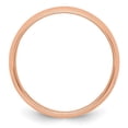 thumbnail image 3 of Auriga Fine Jewelry 14K Rose Gold 6mm Half Round Wedding Band for Men Size 12.5, 3 of 6