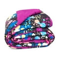 thumbnail image 4 of Justice Paint Splat 3-Piece Twin/Full Reversible Bed Set with Decorative Pillow, 4 of 5