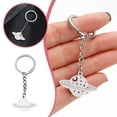 thumbnail image 4 of Europea y Personalidad de Acero Inoxidable Saturno Planeta Colgante Diseño Hip Hop Llavero Colgante Estrella Accesorios, 4 of 7