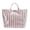 Light Green, variant on Tote Bag for Women Large Striped Handbags with Spacious Interior Casual Tote Bag for Work Travel Pink