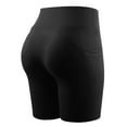 thumbnail image 4 of Ashirexll Biker Shorts Women, Athletic Shorts for Women, Oversized Drying Elastic Yoga Shorts with Bottom Pockets for Fitness and Sports Shorts, 4 of 7