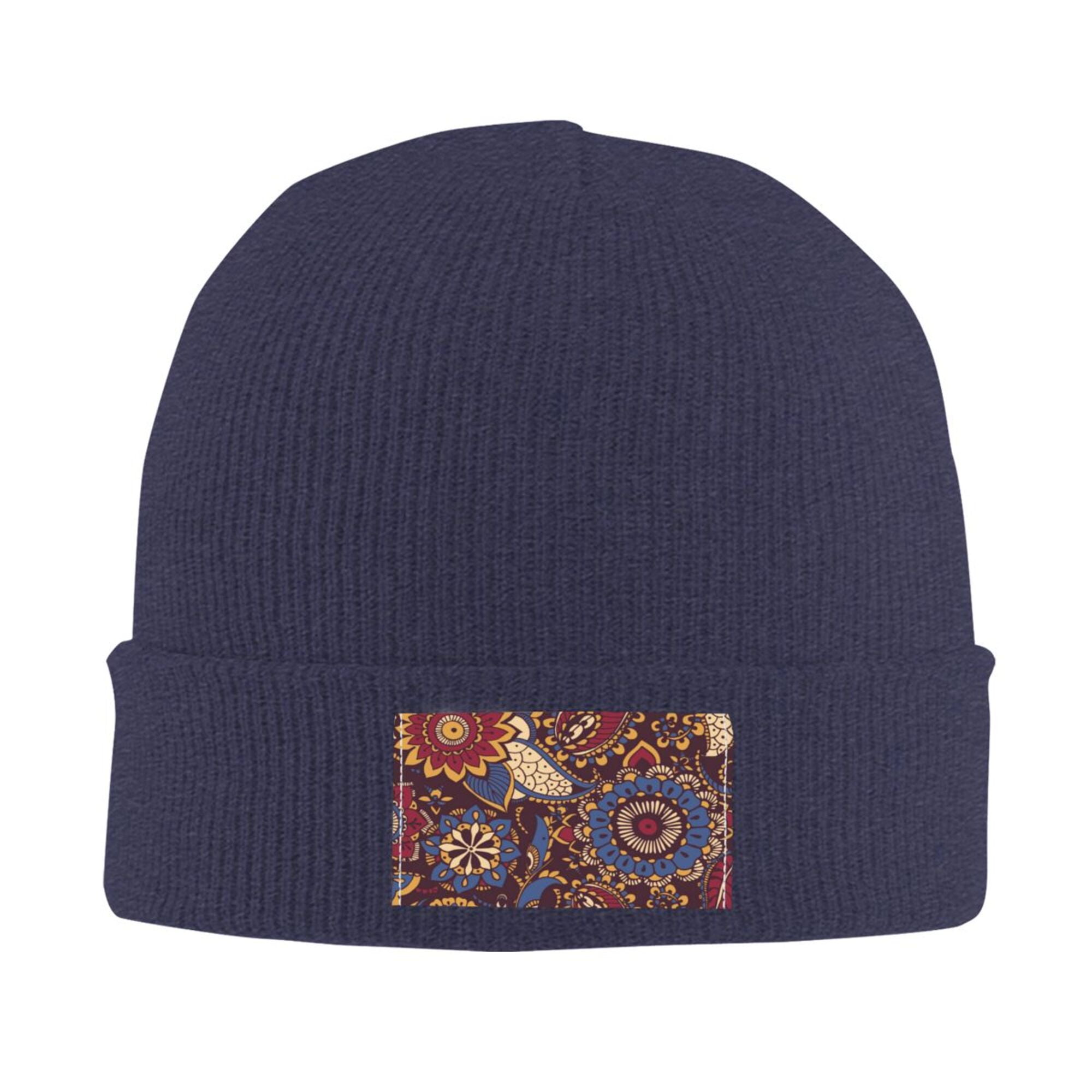 ZICANCN Persian Paisley Red Floral Knit Beanie Hat, Winter Cap ZICANCN Persian Paisley Red Floral Knit Beanie Hat, Winter Cap