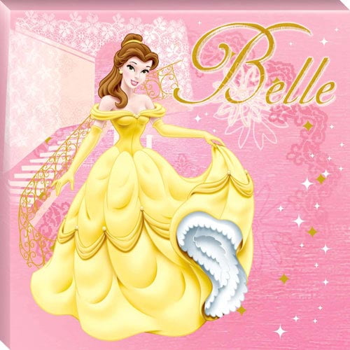 Disney - Princess Belle Canvas Art - Walmart.com - Walmart.com