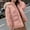 Pink, variant on Olyvenn Women's Hooded Winter Coat Thicken Quilted Puffer Jacket Warm Parka Fashion Cropped Loose Bread Jackets Outerwear Green S