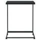 thumbnail image 3 of Mesa auxiliar VidaXL con ruedas negra, 55 x 35 x 70 cm, madera artificial, 3 of 6