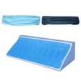 thumbnail image 3 of Almohada de cuña cómoda para personas mayores, dispositivo de giro, fácil de limpiar, 2 piezas, lavable Azul Pequeño, 3 of 7