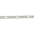 thumbnail image 3 of 925 Sterling Silver 6.5mm Figaro Chain 22 Inch, 3 of 7