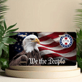 thumbnail image 6 of 1 Pcs 2D Flat License Plate Covers & Frames, The American Eagle For Decorative Front, Waterproof For Decoration Aluminum License Plate Covers & Frames Cover For Men Women, 12" X 6", 6 of 7
