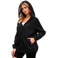 thumbnail image 5 of GUACER Women's Zip-Up Hooded Windbreaker with Pockets, Lightweight Outdoor Hiking Waterproof Jackets, 5 of 9