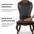 thumbnail image 6 of Bowery Hill Modern Faux Leather Side Chairs in White (Set of 2), 6 of 16