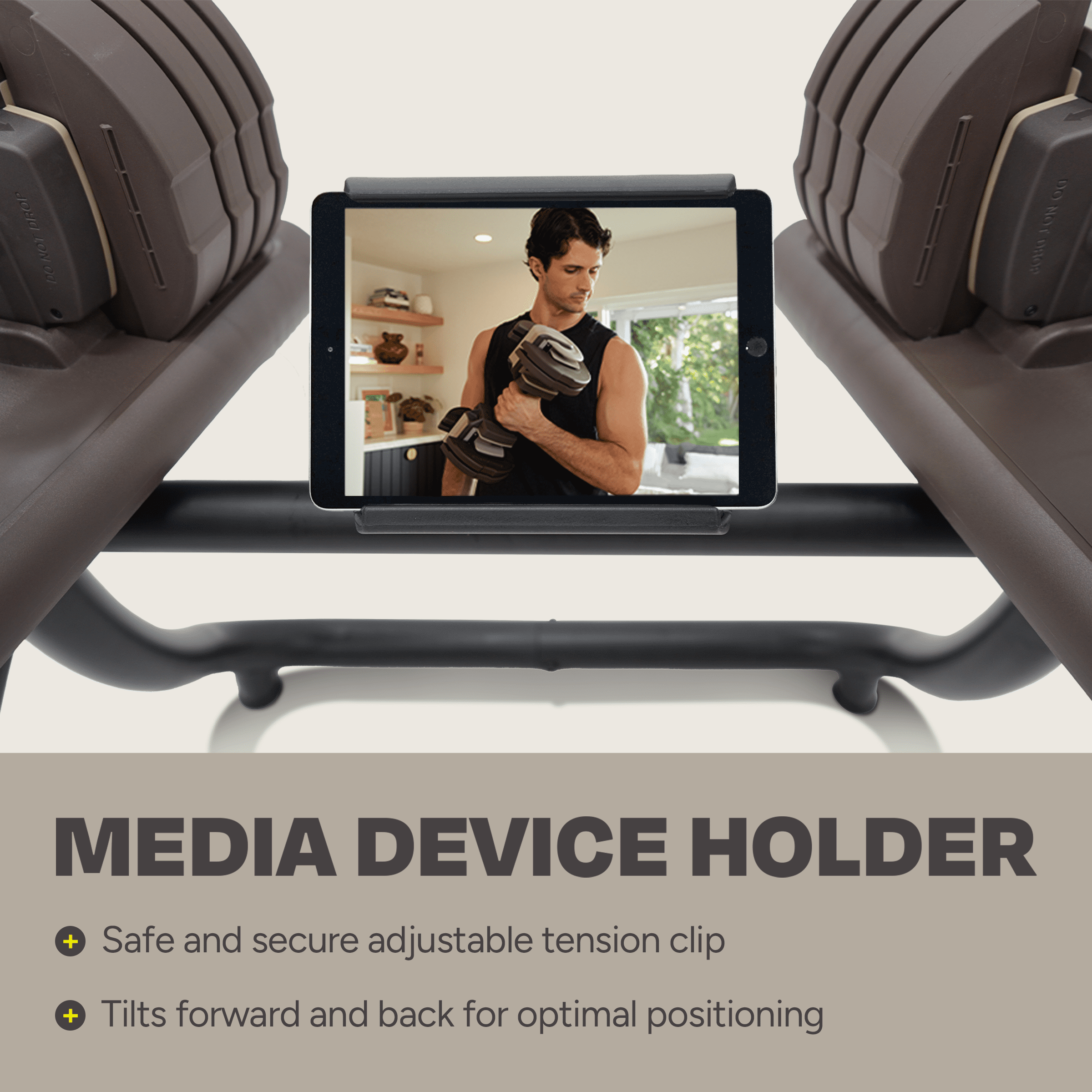 Centr By Chris Hemsworth Smart Stack Adjustable Dumbbell Stand with 3 Month Center Subscription