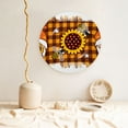 thumbnail image 5 of Balery Sunflower Gnomes and Bees Print Bone China Decorative Plate Ceramic Dinner Plates Art Crafts with Display Stand-10in, 5 of 6