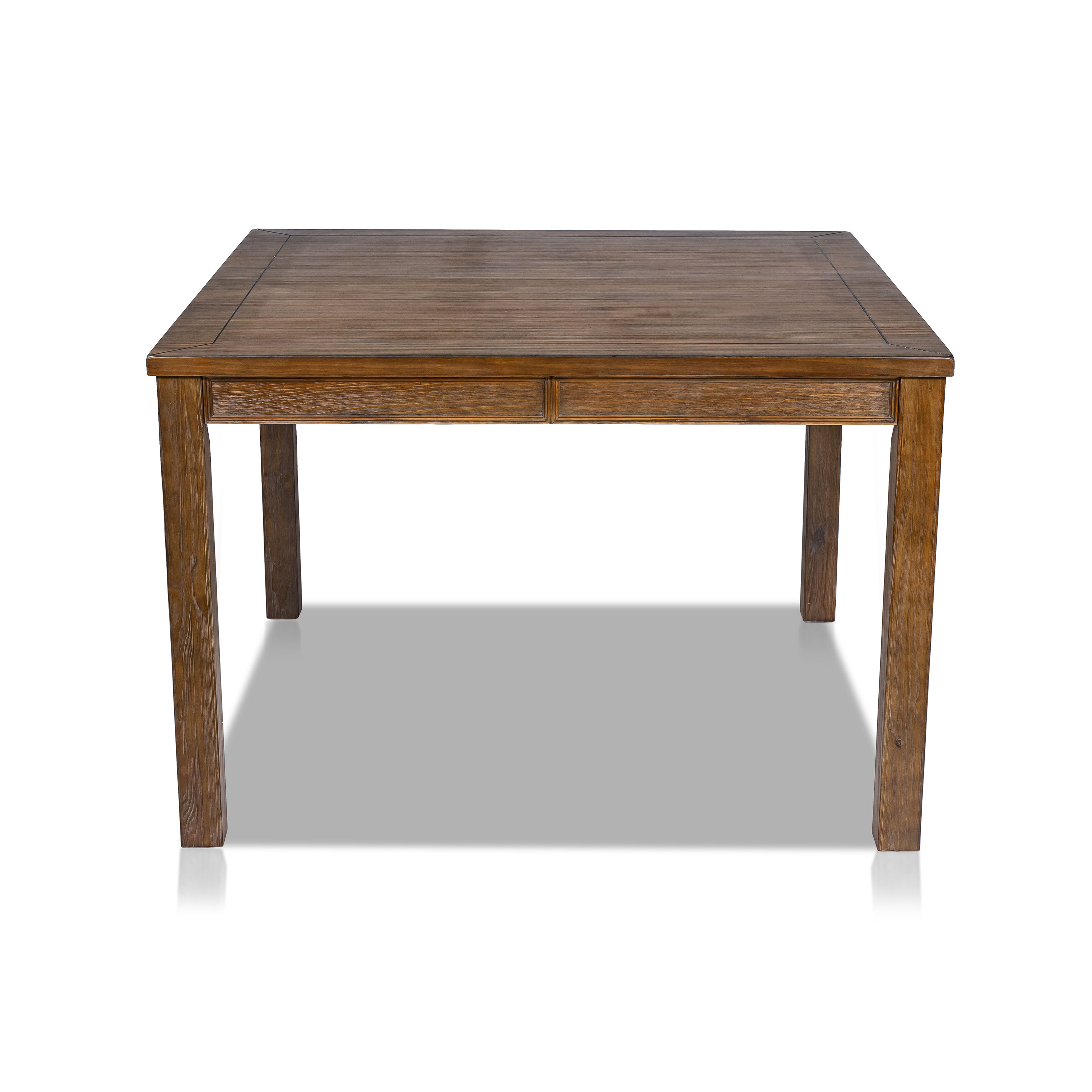 Furniture of America Bennington Rustic Oak Counter Height Dining Table