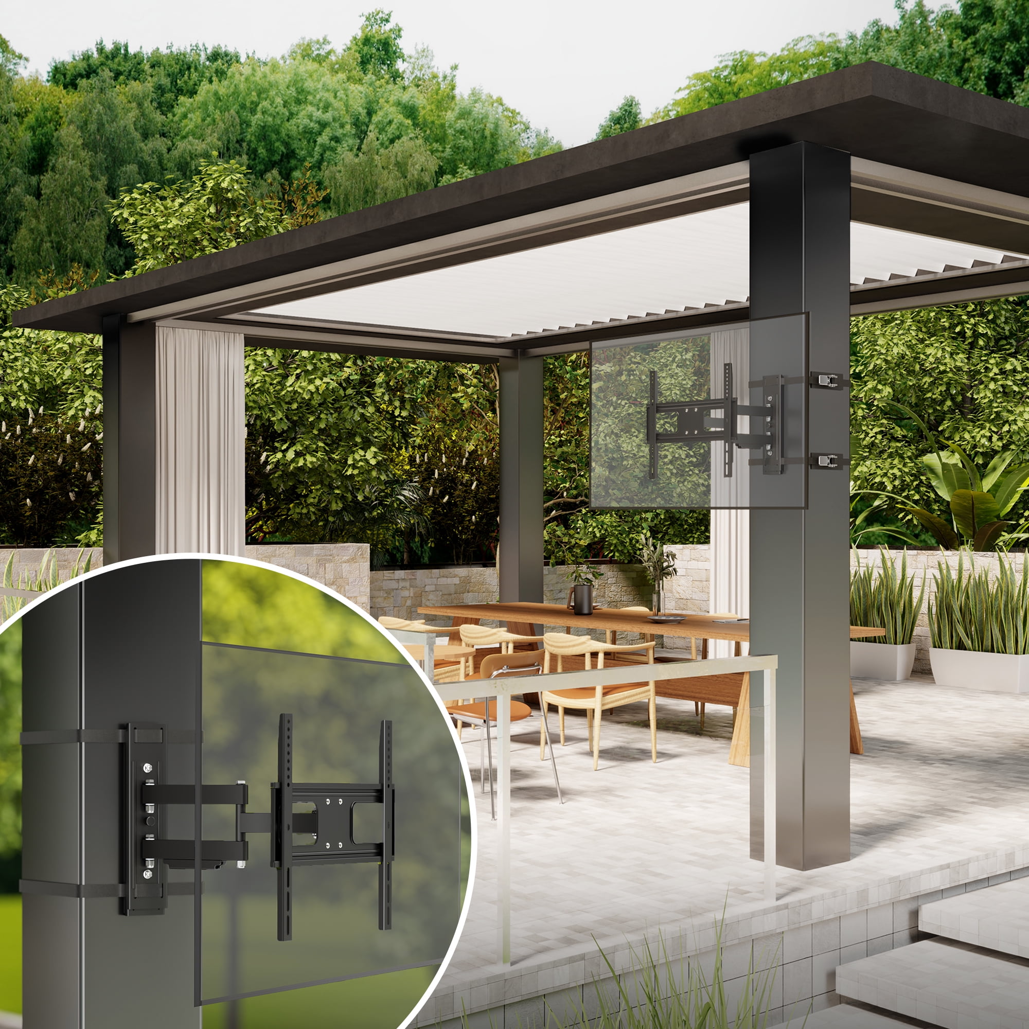 ZeboZap Outdoor Full Motion TV Mount