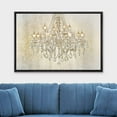 thumbnail image 2 of wall26 Framed Canvas Print Wall Art Crystal Bright Chandelier on White Background Decorative Lights Digital Art Modern Art Chic Relax/Calm Multicolor for Living Room, Bedroom, Office - 24"x36&qu, 2 of 5